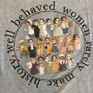 Gray Graphic Tee with Inspirational Print